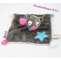 Doudou flat Berry dog PERICLES Forest heart Pink Blue Star