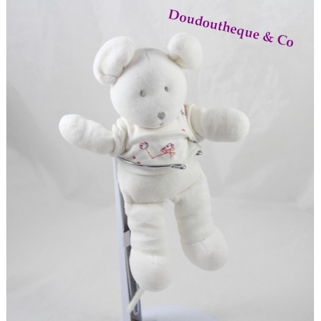 Doudou Maus kleines Boot T-shirt rot-weiß 22 cm