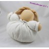 Budderball Doudou Kaninchen KALOO Dragee Blätter weiß 22 cm