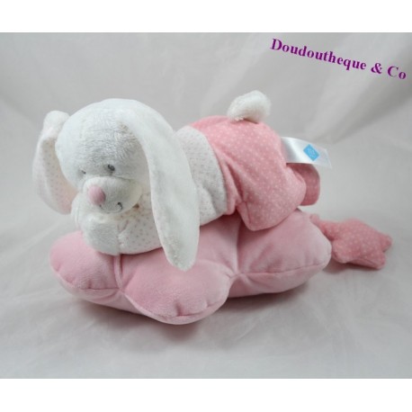 Plüschhase musikalischen TEX BABY rosa liegende Wolke Erbsen Carrefour 28 cm Plüschhase musikalischen TEX BABY rosa liegende Wolke Erbsen Carrefour 28 cm