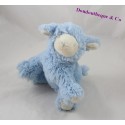 Doudou peluche Mouton PEDIATRIL AVENE bleu 17 cm