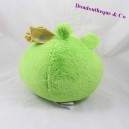 Plüsch-Ball CBT Angry Birds grüne Schwein König Krone 22 cm