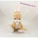 Don Brown H & M sentado felpa beige de Bunny conejo rosa 26 cm
