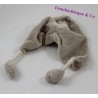 Flat blanket Manou mouse DIMPEL taupe gray 30 cm