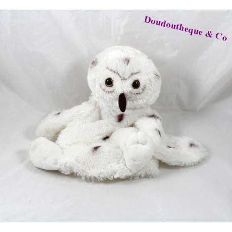 Doudou puppet fun CREATIONS DANI 24 cm white Brown OWL