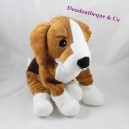Peluche chien IKEA Gosip Valp  beagle marron blanc 33 cm