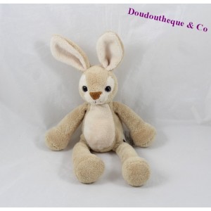 Doudou Kaninchen CMP Augen Beige Kunststoff 20 cm