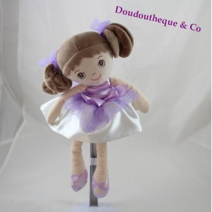 Nadinka BUKOWSKI ballerina dress mauve 30 cm satin doll