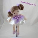 Nadinka BUKOWSKI ballerina dress mauve 30 cm satin doll