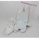 DouDou fazzoletto coniglio rosso blu bianco MARÈSE 27 cm