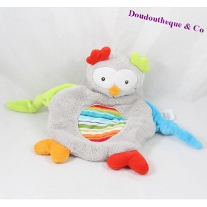 Doudou flach schön BABY CLUB C&A Eule Knotenarm 24 cm