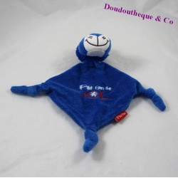 Doudou flat lion OLYMPIQUE LYONNAIS football P' little OL blue 25 cm fan