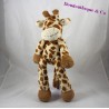 Doudou giraffe NICOTOY Funky long legacy tasks beige brown hair long 40 cm