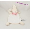 DouDou coniglio piatto H & M sciarpa piselli rosa bianco 30cm
