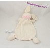 Doudou rabbit flat H & M scarf Pink White peas 30 cm
