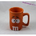 Mug en relief M&M'S orange 3D tasse céramique 11 cm