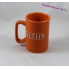 Mug embossed M & m's 3D orange ceramic mug 11 cm