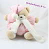 Teddy bear budderball KALOO Winter Follies pink scarf 30 cm