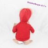 Peluche E.T extraterrestre SAFETY TOYS Sweat rouge capuche 25 cm
