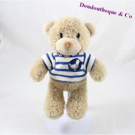 JOCHBEIN-t-Shirt marine 23 cm Bär Kuscheldecke JOCHBEIN-t-Shirt marine 23 cm Bär Kuscheldecke