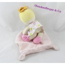 Doudou Princess CASINO pink flower girl handkerchief
