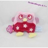 Doudou DOUDOU und Firma OWL Eule klappert es glänzt leuchtende rosa 13 cm
