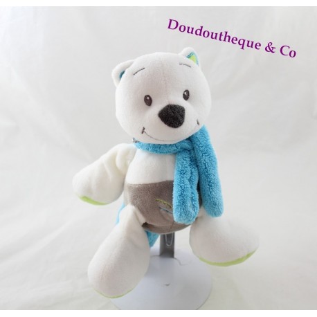 Teddy Leon Fox braun grün blau weiß DOUKIDOU Dou Kidou 22 cm Teddy Leon Fox braun grün blau weiß DOUKIDOU Dou Kidou 22 cm