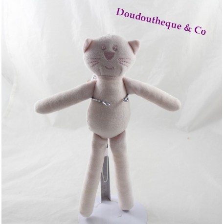 Fine del gatto di DouDou ' cavolo Monoprix rosa pallido cm 28