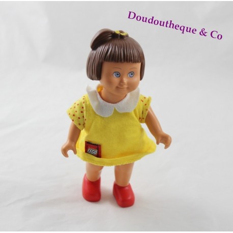 Bambola di Lisa LEGO DUPLO vestito vintage giallo 15cm