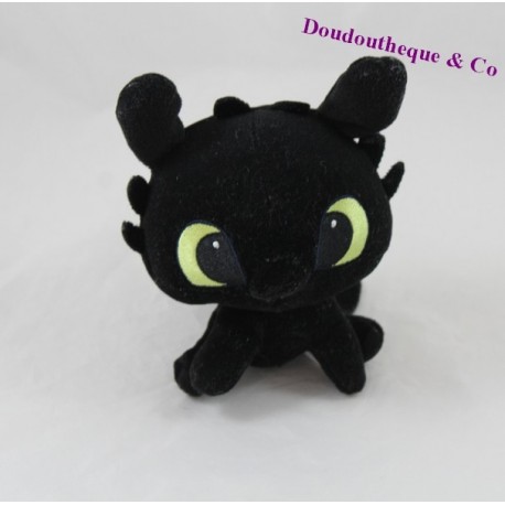 Plush baby toothless DREAMWORKS HEROES Dragons black 14 cm