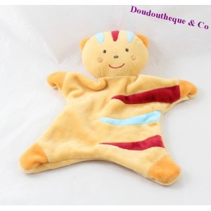 Doudou flachen Katze Candy CANE orange 24 cm