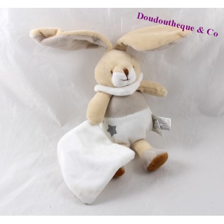 Beige di DouDou fazzoletto 19cm un coniglio di sogno del bambino