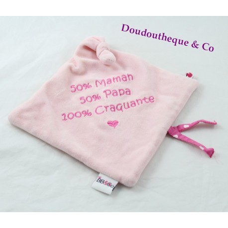 Doudou flat 100% cute BB & Co 50% Mommy 50% Daddy rose