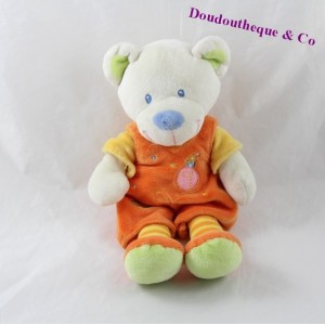 Teddy bear words children's orange yellow chick 25 cm