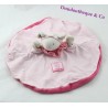 Doudou flat Lila mouse MOULIN ROTY round pink puppet Lila and disorderly