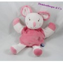 Espiral de caña de Doudou marionetas ratón dulces color de rosa de 26 cm
