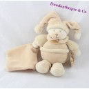 Teddybären DOUDOU und Firma weiche Makronen Beige Taschentuch 