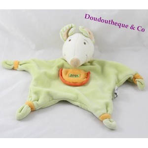 Doudou Milie mouse Don and company green Pocket star orange 