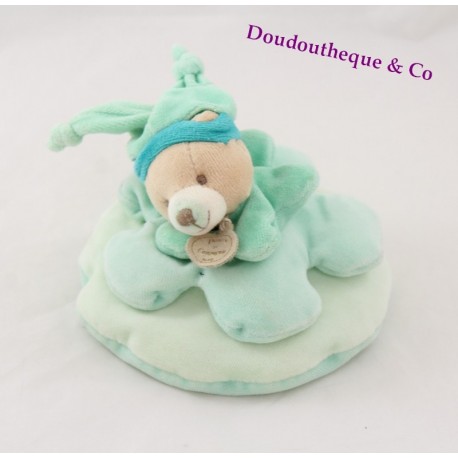 Bears Doudou DOUDOU and company Green 15 cm Carom bear