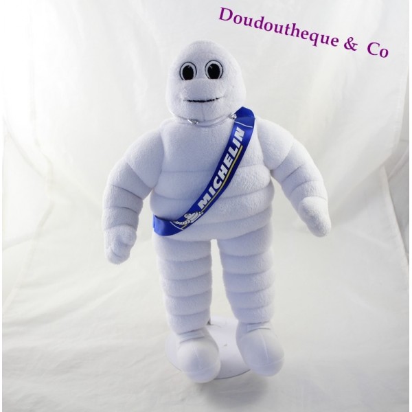Plush white scarf bidendum Michelin BRAND ADDITION advertising