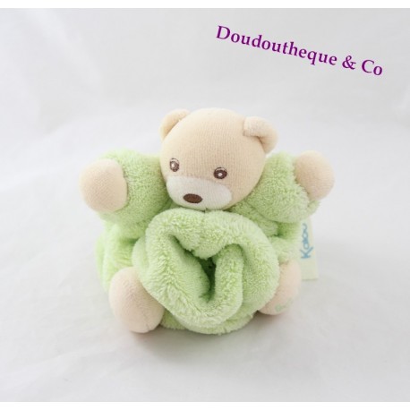 Attache tétine mini doudou ours KALOO orange 11 cm Attache tétine mini doudou ours KALOO orange 11 cm