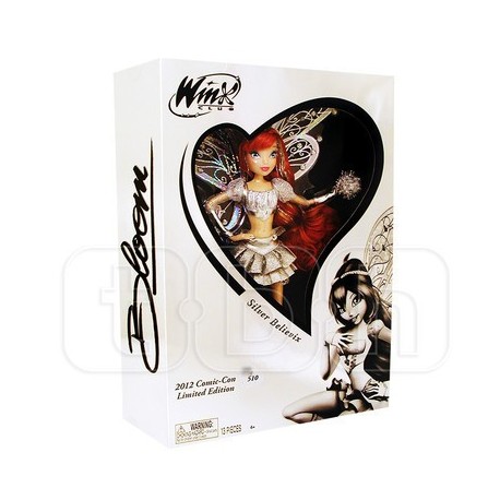 Muñeca de edición limitada de colección comic-con de Bloom Winx Club plata