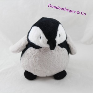 Peluche pingouin MARINELAND noir blanc gris souvenirs parc 18 cm