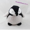 Peluche pingüino blanco gris negro MARINELAND recuerdos Parque 18 cm