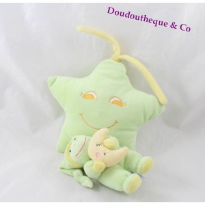 Doudou musical grenouille GIPSY 25cm vert