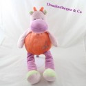 Cow Doudou DOUKIDOU / DOU KIDOU 36cm orange / purple
