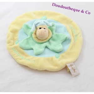 Doudou plat hippopotame BABY NAT 17cm 