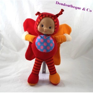 Plush doll Butterfly CASINO red dots and stripes Patrick 28 cm