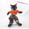 Doudou Igor lobo MOULIN naranja ROTY pantalones familia suéter gris 33 cm