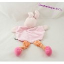 Doudou conejo plana Carrefour TEX bebé búho rosa árbol 29 cm